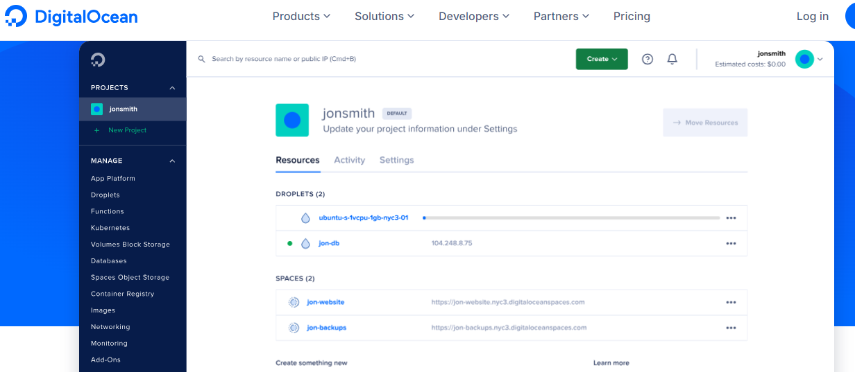 DigitalOcean and Step-by-Step Account Registration